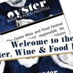 Signage for Oyster Wine & Food Festival
