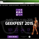 GeekFest website design
