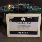Oyster Wine and Food Festival signage