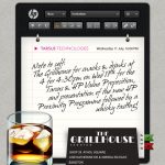 Email invitation for Tarsus/HP