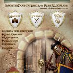 Print flyer and poster for first Medieval Fayre