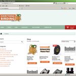 New eCommerce website for Everything Birding