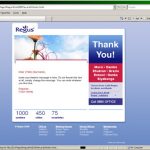 Regus eCard design