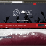 Uncut Media logo & website