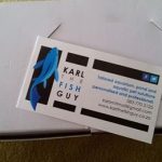 Karl the Fish Guy business cards