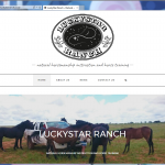 New website for LuckyStar Ranch
