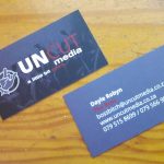 Uncut Media business cards