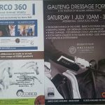 Gauteng Dressage Forum flyers