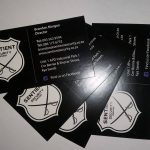 Sentient Security business cards