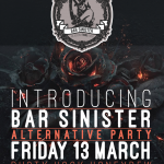 Alternatribe's Bar Sinister flyer design