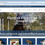 New website for Olympus Equestrian