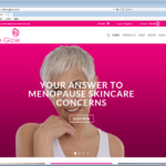New eCommerce website for Meno-Glow