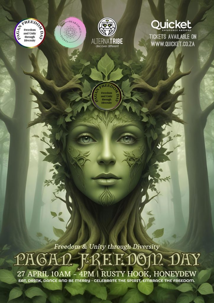 Pagan Freedom Day 2025 poster & flyer design – ::pixelmagic::